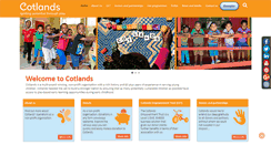 Desktop Screenshot of cotlands.org.za